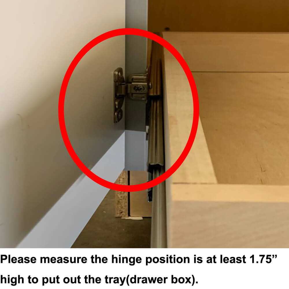 Soft-Close DIY Slide Out Cabinet Shelf Pull-Out Wood Drawer Storage - Image 5