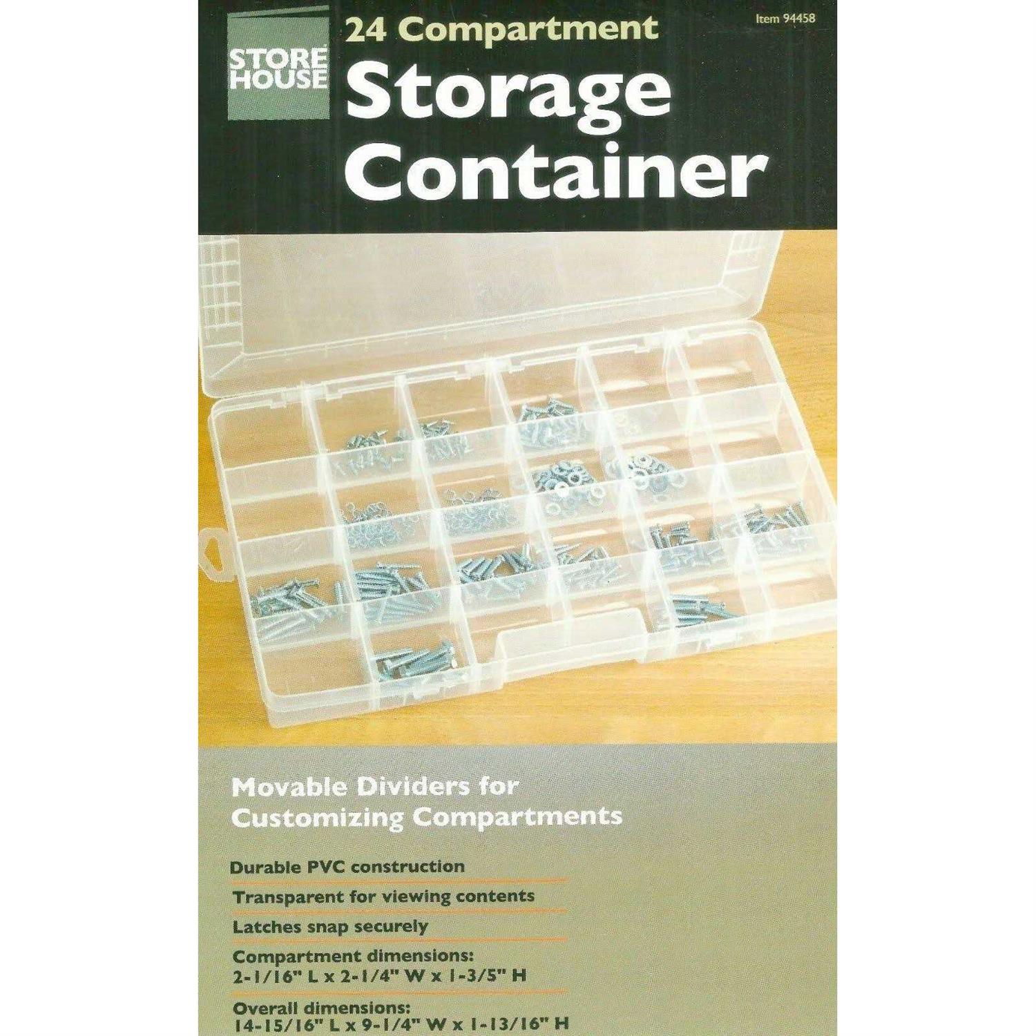 Storehouse 24 Compartment Large Storage Container - Image 4