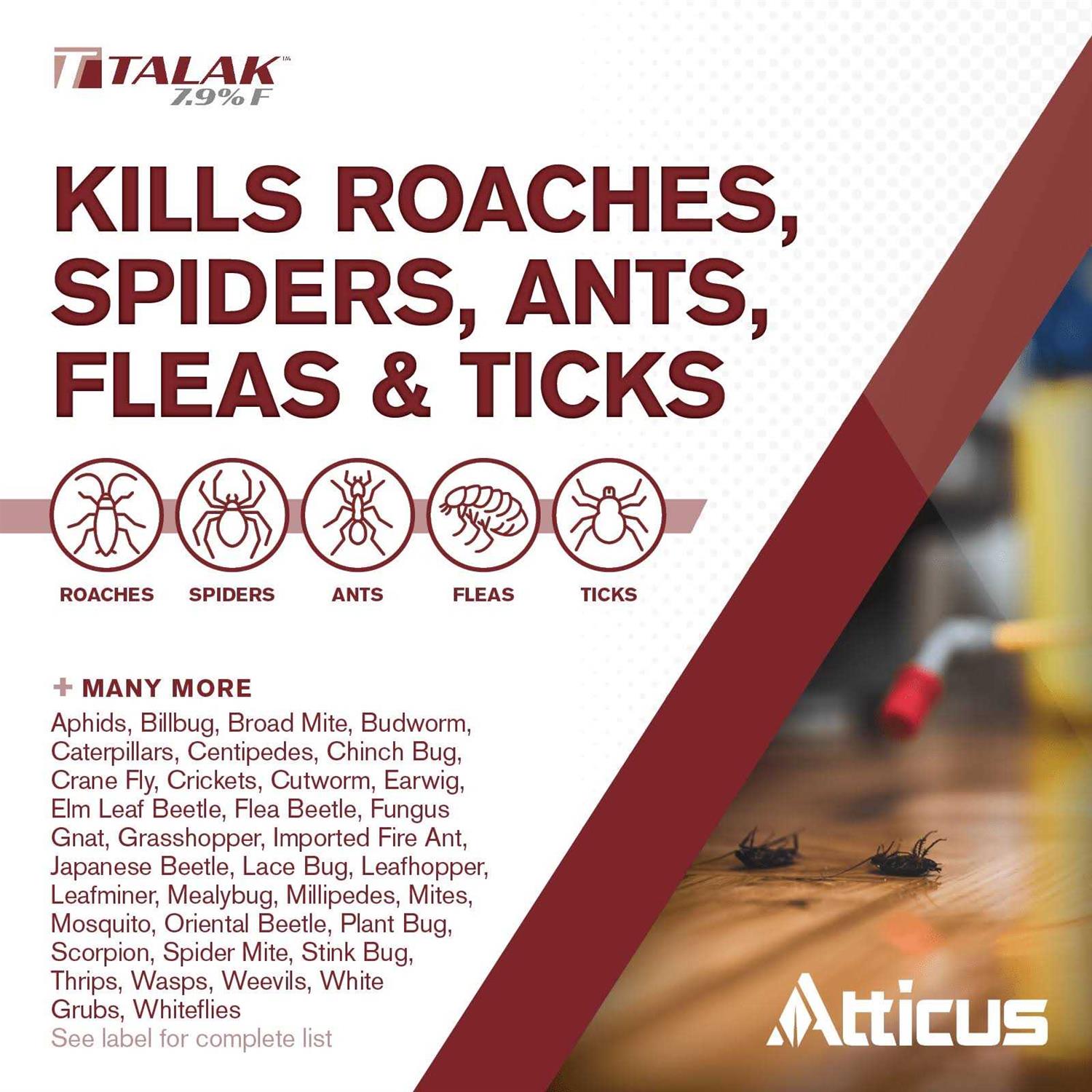 Talak 7.9 F Bifenthrin Insecticide Concentrate by Atticus Indoor and Outdoor Insect Control - Image 4