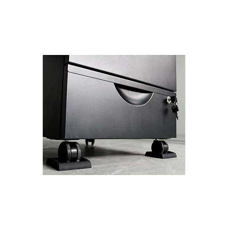 WELLGO Bed Stoppers & Furniture Cups 4 Pack Casters Stoppers fit All Wheels of Furniture - Image 4