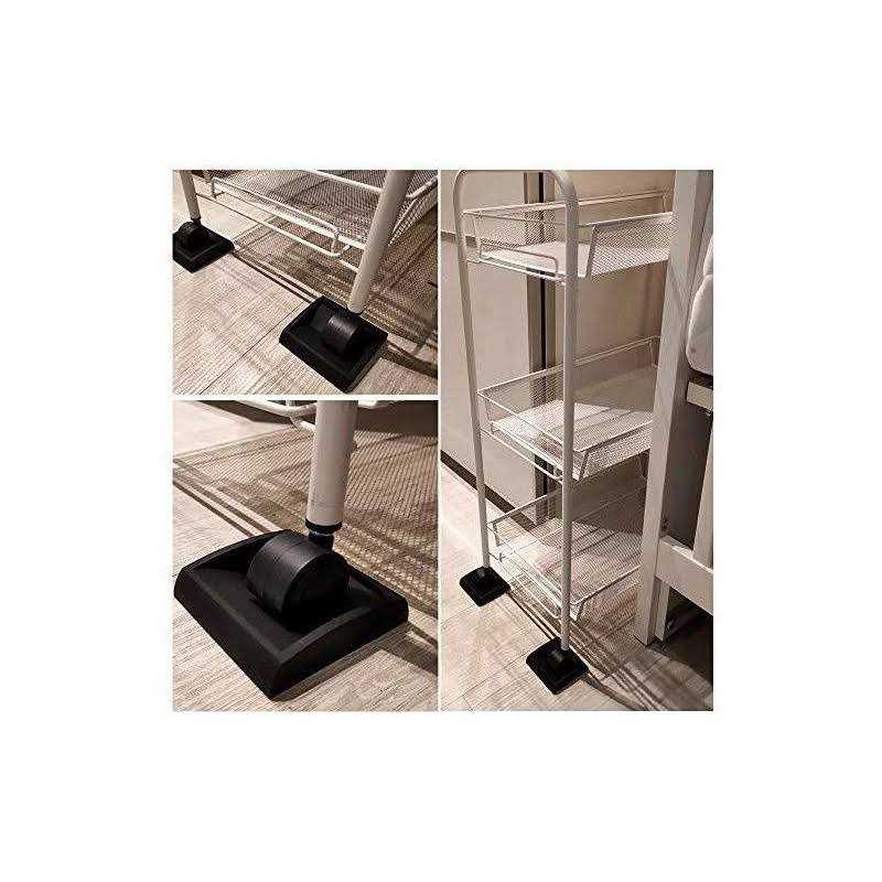 WELLGO Bed Stoppers & Furniture Cups 4 Pack Casters Stoppers fit All Wheels of Furniture - Image 5