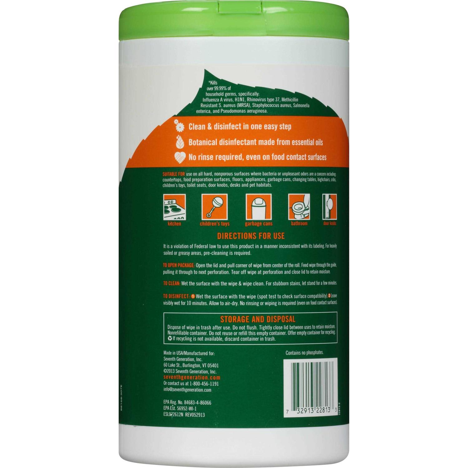 Seventh Generation Disinfecting Wipes - Image 5