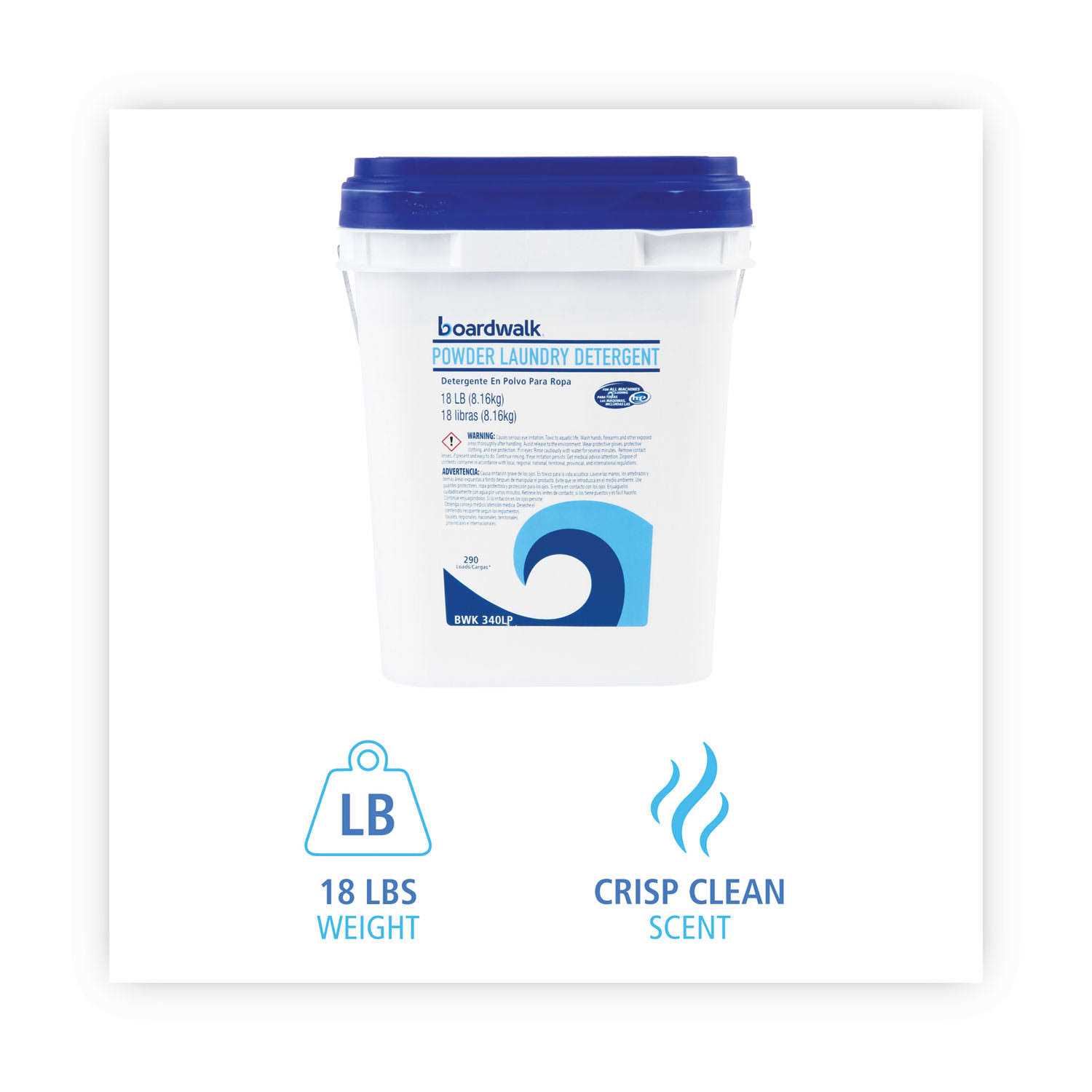 Boardwalk Laundry Detergent Powder BWK340LP - Image 5