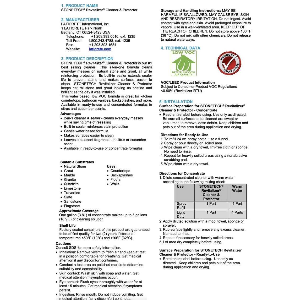 StoneTech Revitalizer Cleaner & Protector - Image 3