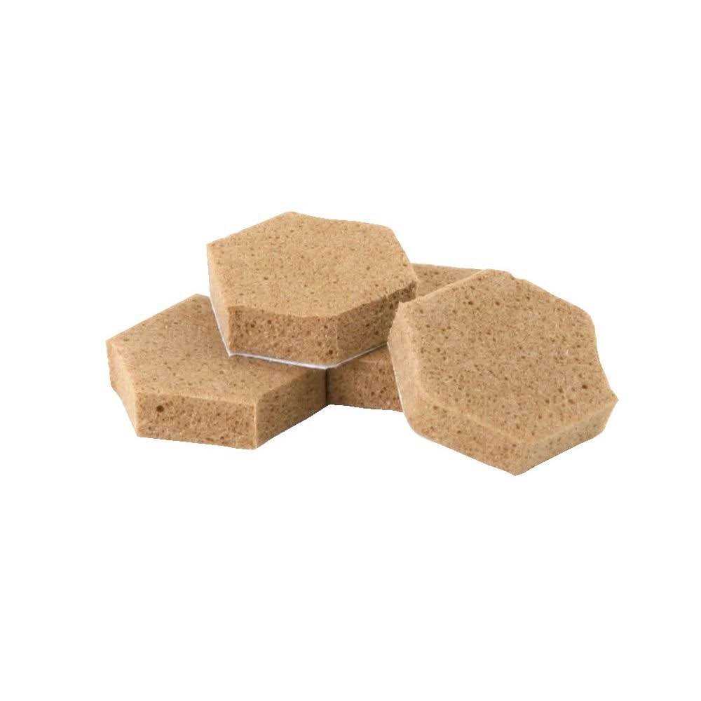 Soft Touch 3/8 inch Hexagon Self-Stick Noise Dampening Foam Cabinet 12 Pieces, Tan, 12 Piece, Size: One size, Beige - Image 3