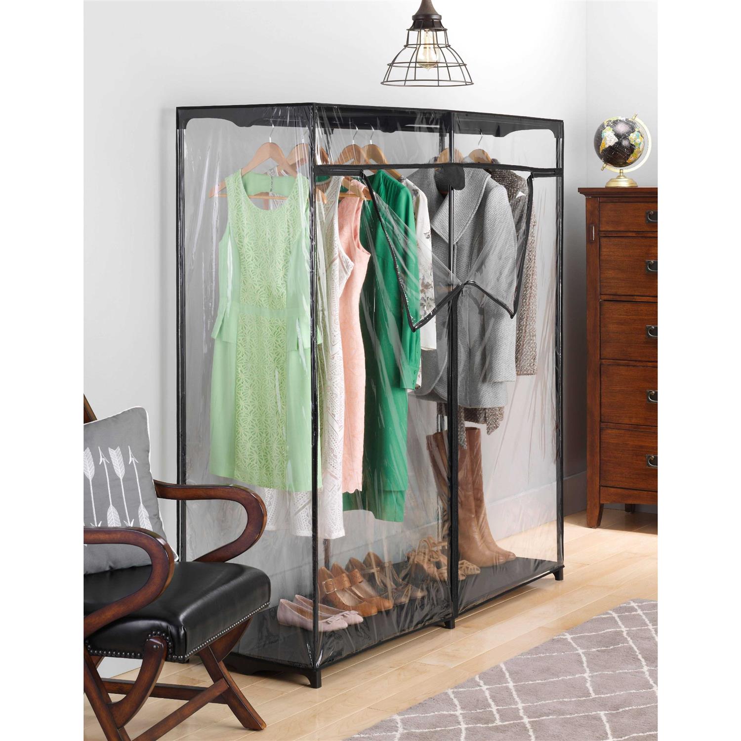 Whitmor Extra Wide Clothes Closet - Image 4