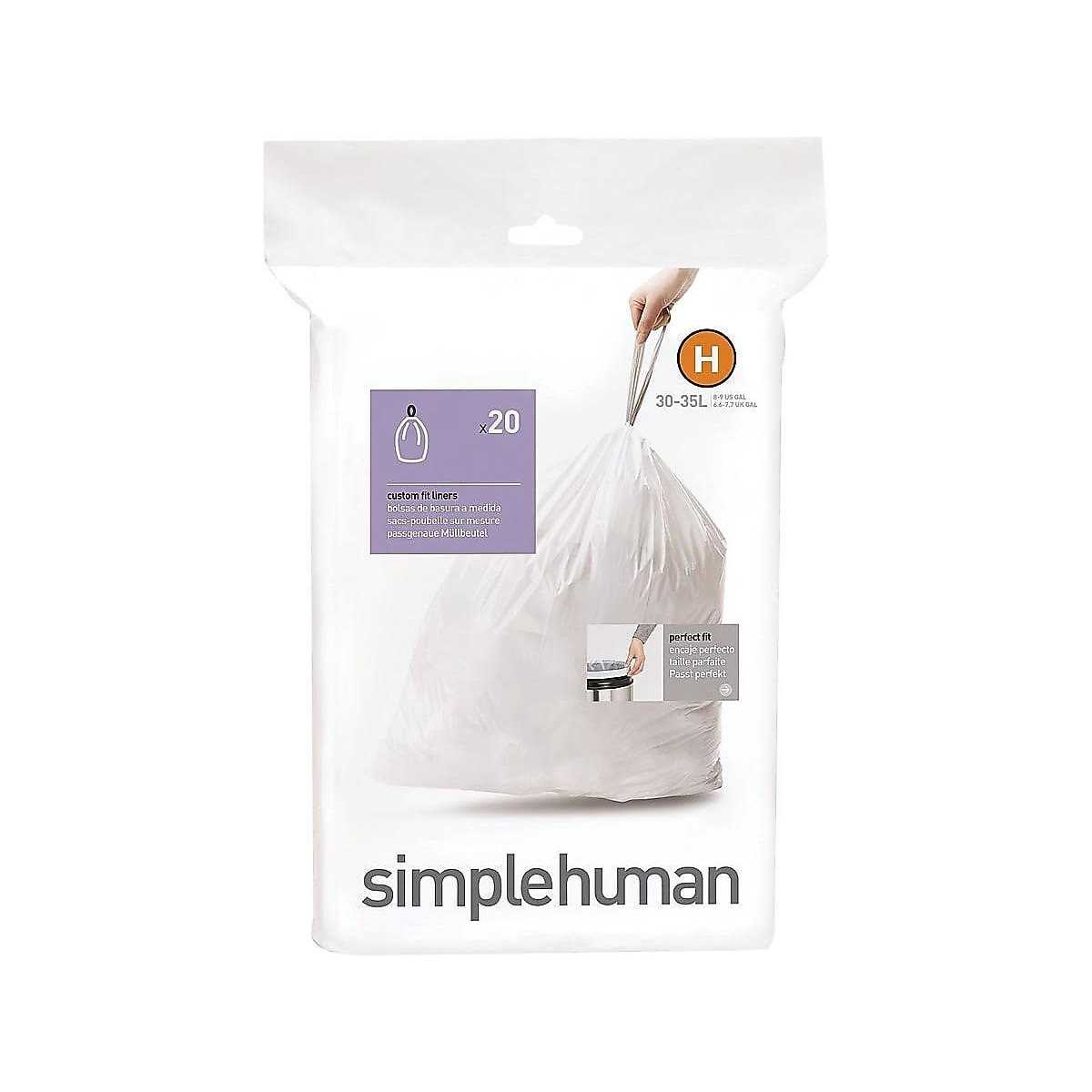 simplehuman Code R Custom Fit Drawstring Trash Bags - Image 5