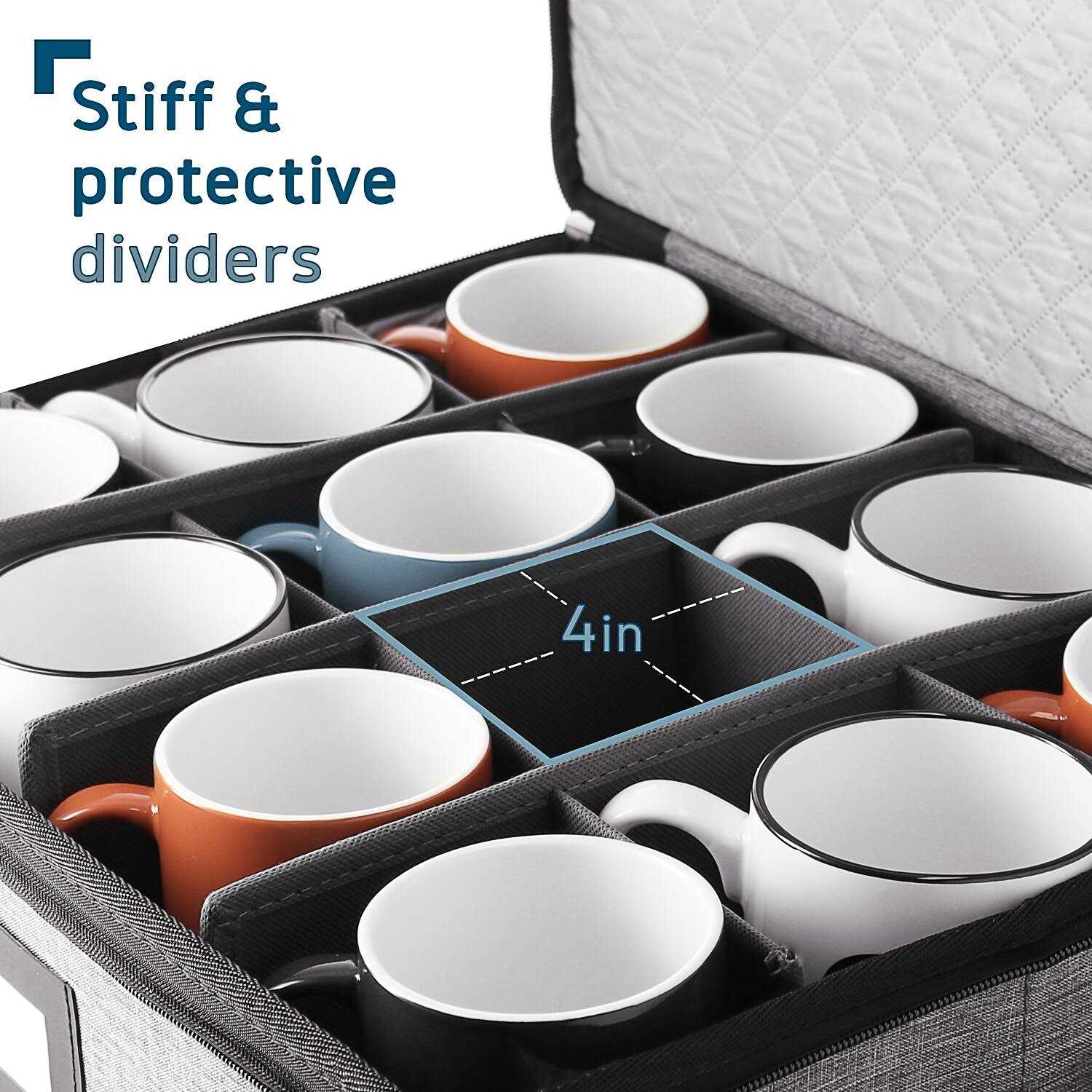 StorageBud Dinnerware Storage Container Set for Plate Cup - Image 5
