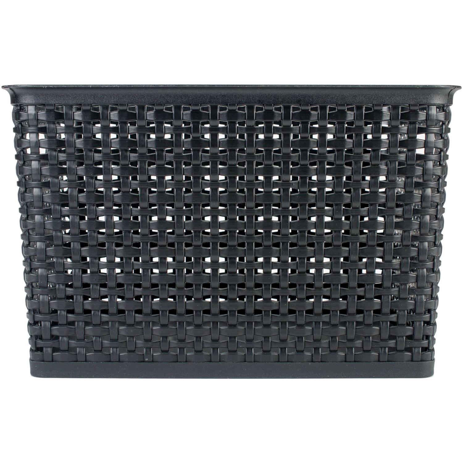 Advantus Large Weave Plastic Bin - Image 3