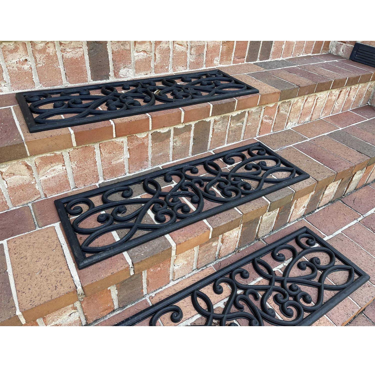 AmeriHome Rubber Scrollwork Stair Tread - Image 4