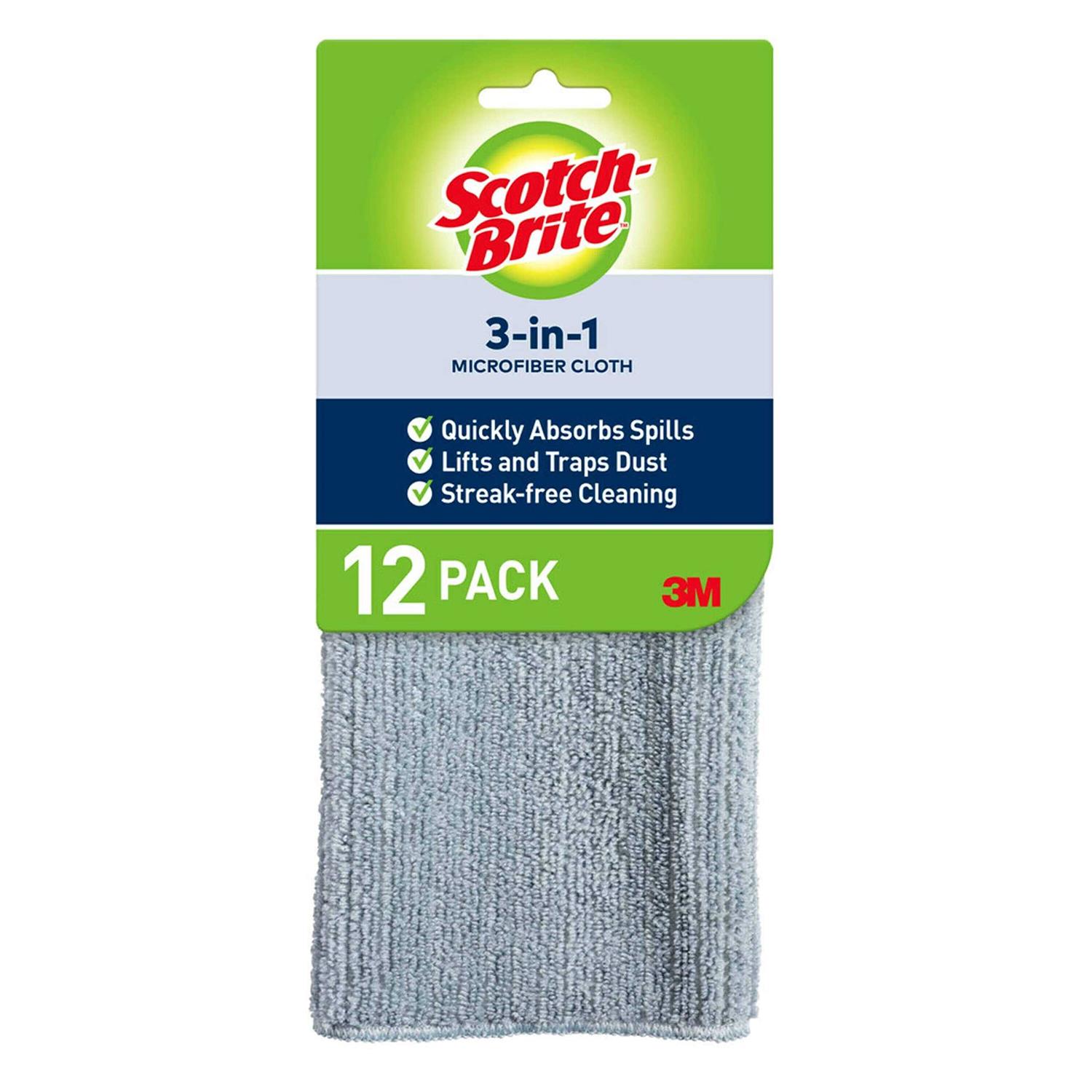 Scotch-Brite 3-in-1 Microfiber Cloth - Image 4