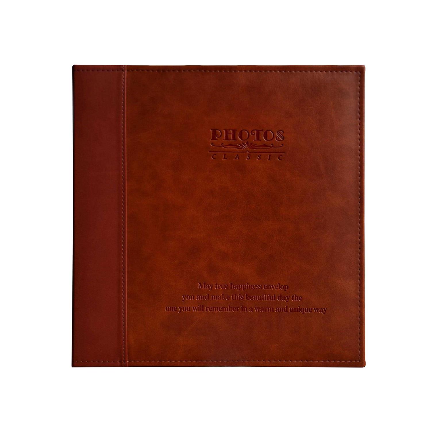 ZOVIEW Magnetic Self-Stick Page Photo Album Family Album Leather Cover - Image 4