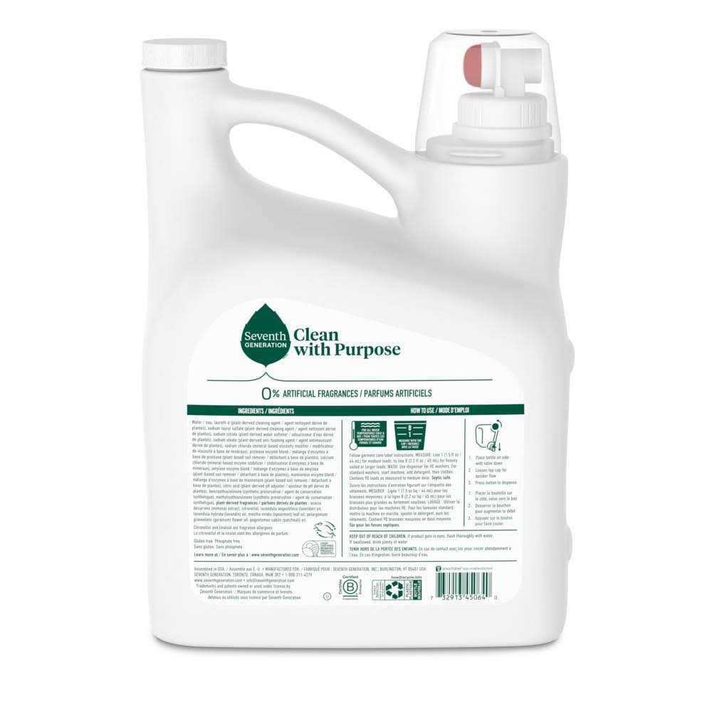 Seventh Generation Liquid Laundry Detergent Lavender - Image 3