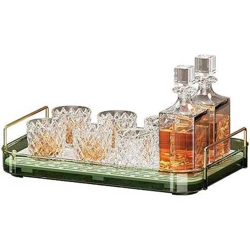Seoneiro Whiskey Tray Glass Cup Rack Mug Holder Coffee Cup Organizer - Image 5
