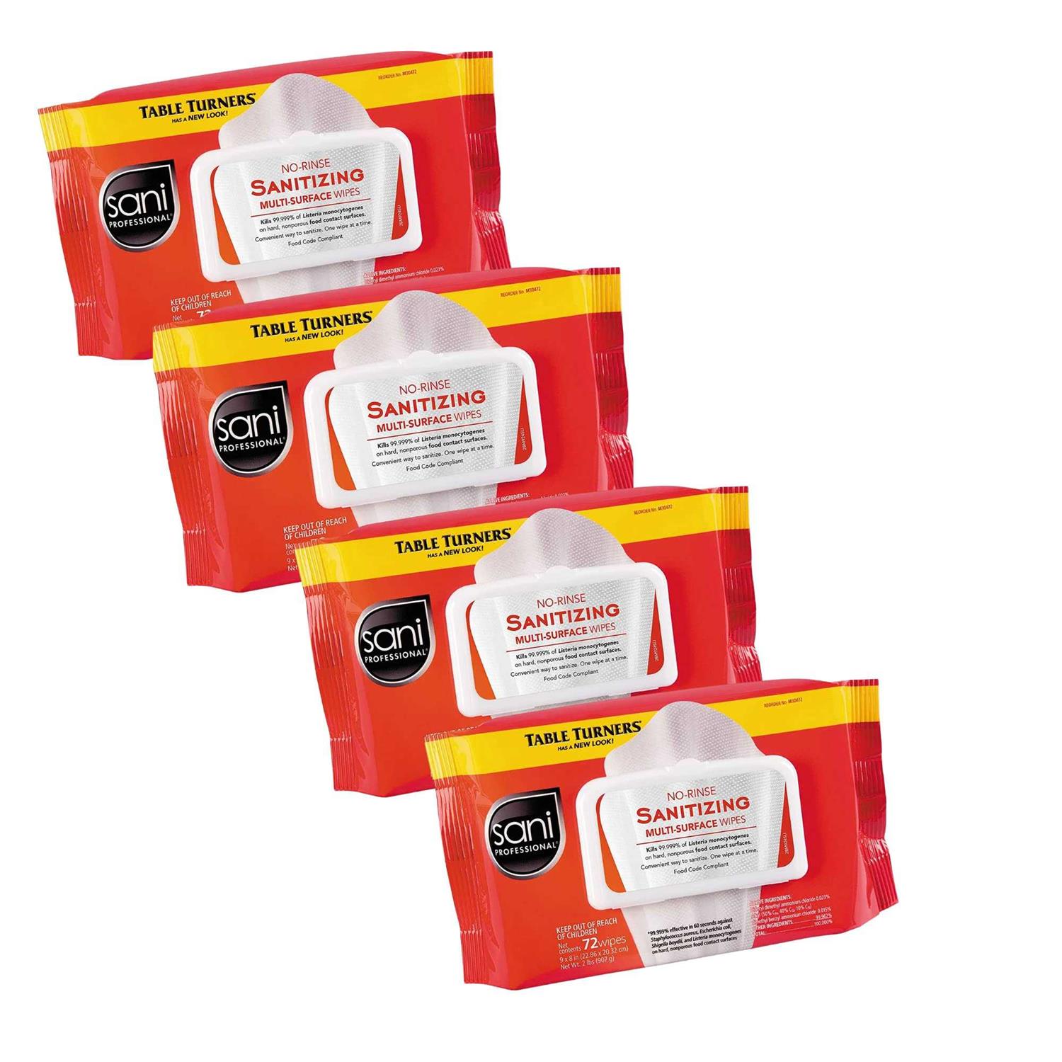 Sani Professional No-Rinse Sanitizing Multi-Surface Wipes - Image 3