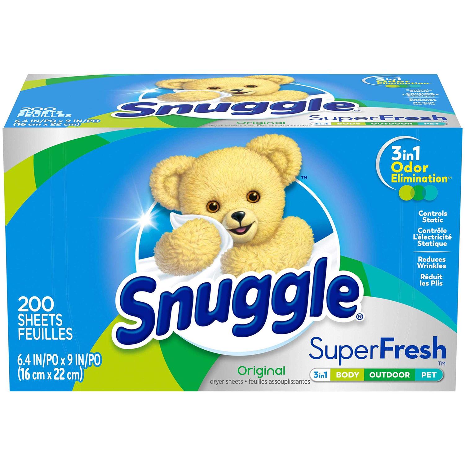 Snuggle Plus SuperFresh Original Fabric Softener Dryer Sheets - Image 3