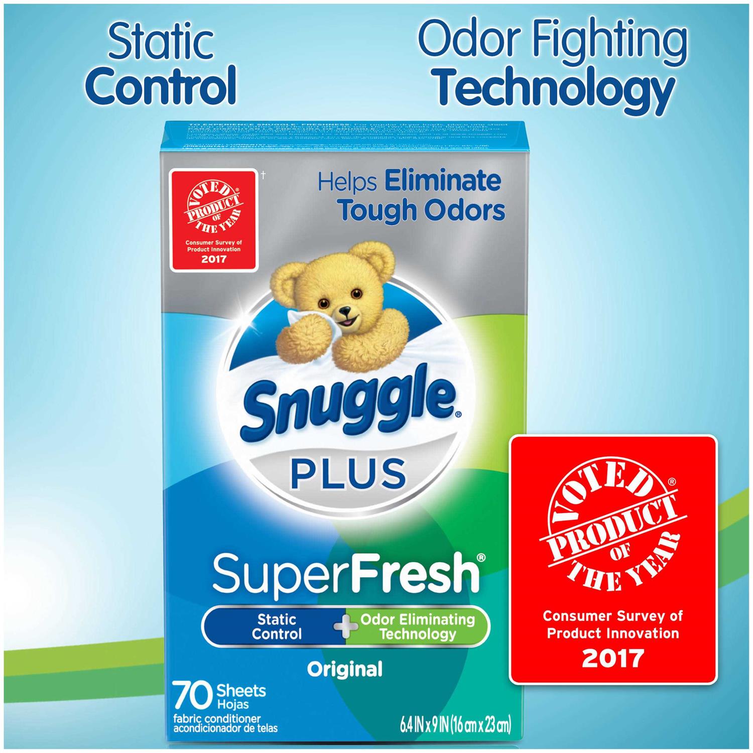 Snuggle Plus SuperFresh Original Fabric Softener Dryer Sheets - Image 4