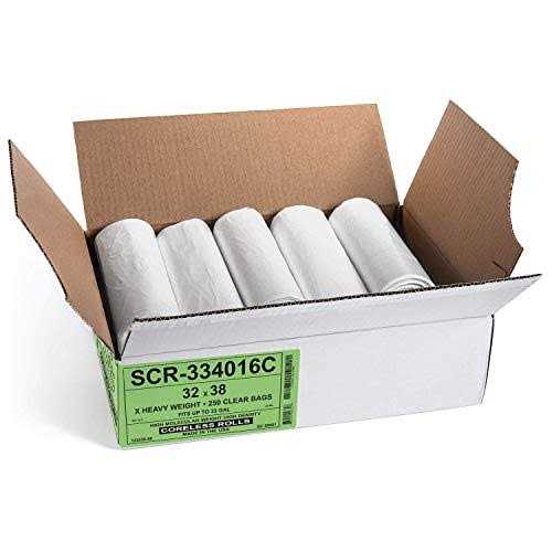 Aluf Plastics 33 Gallon Trash Bags - Source Reduction Series Value High Density 16 Micron Gauge - Image 4