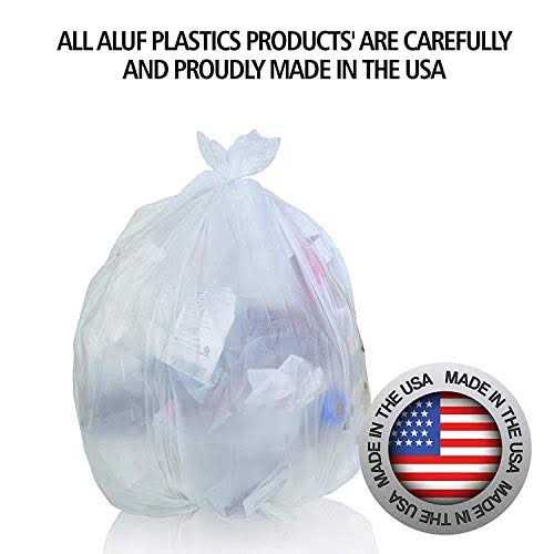 Aluf Plastics 33 Gallon Trash Bags - Source Reduction Series Value High Density 16 Micron Gauge - Image 5