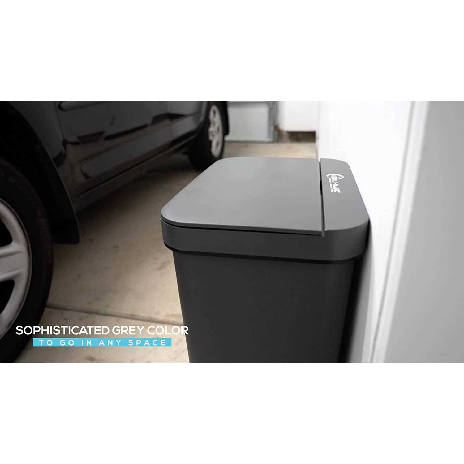 Simpli-magic 79503 13 Gallon Touchless Sensor Trash Can - Image 5