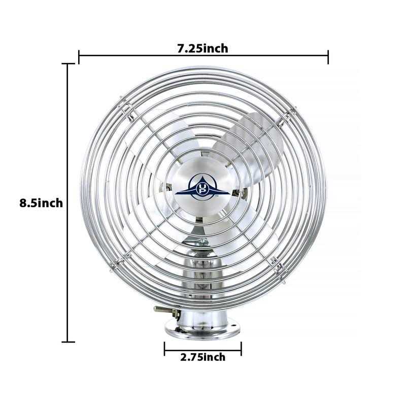 United Pacific Chrome 6 Heavy Duty Fan - Image 5
