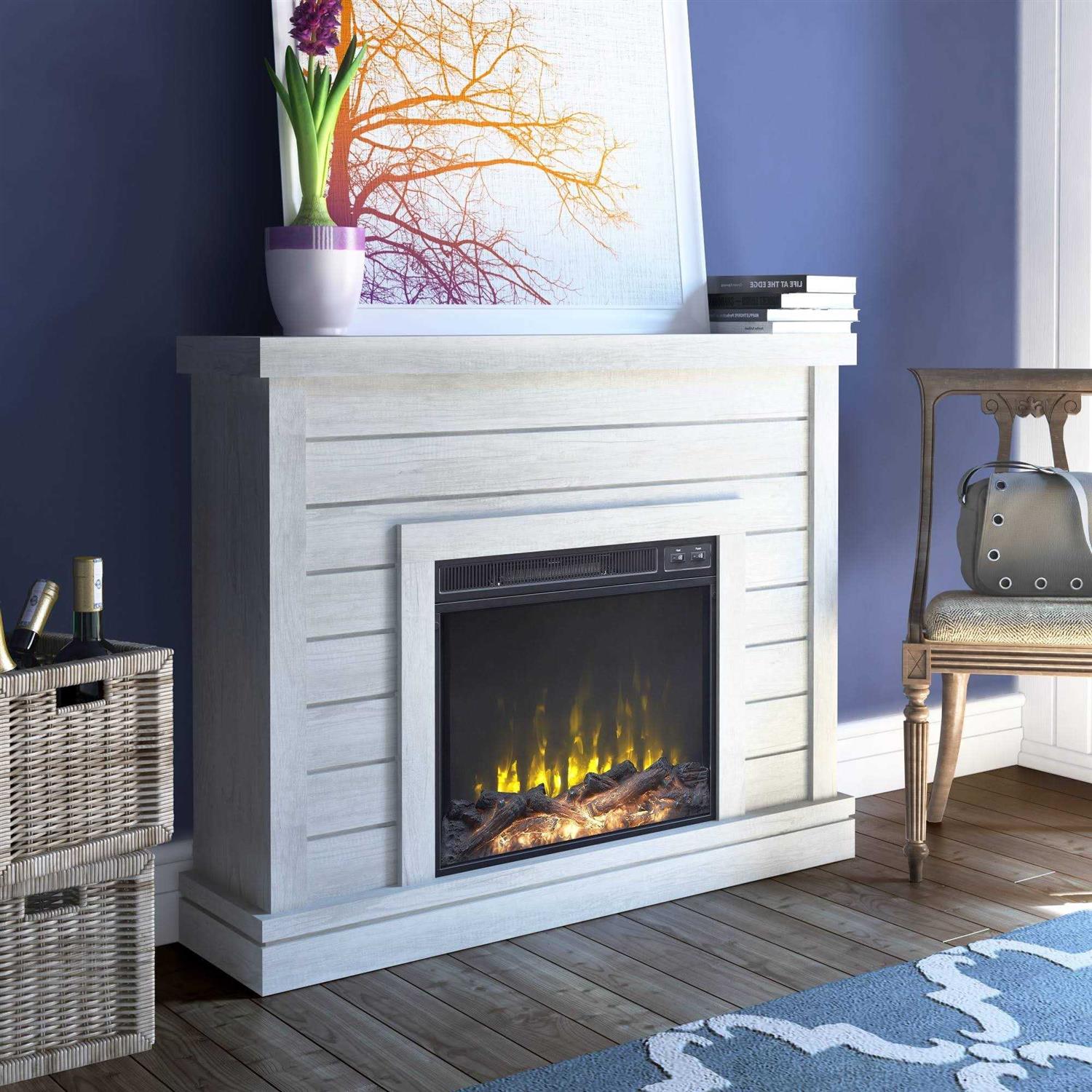 Twin Star Home Shiplap Wall Mantel Electric Fireplace - Image 5