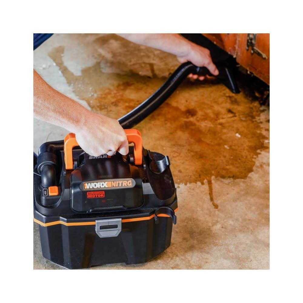 Worx Nitro WX031L 20V 2.1 Gal Cordless Wet/Dry Vacuum - Image 3