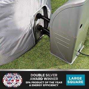 Clever Spa Universal Thermal Hot Tub Cover Large Square CL8288 - Image 5