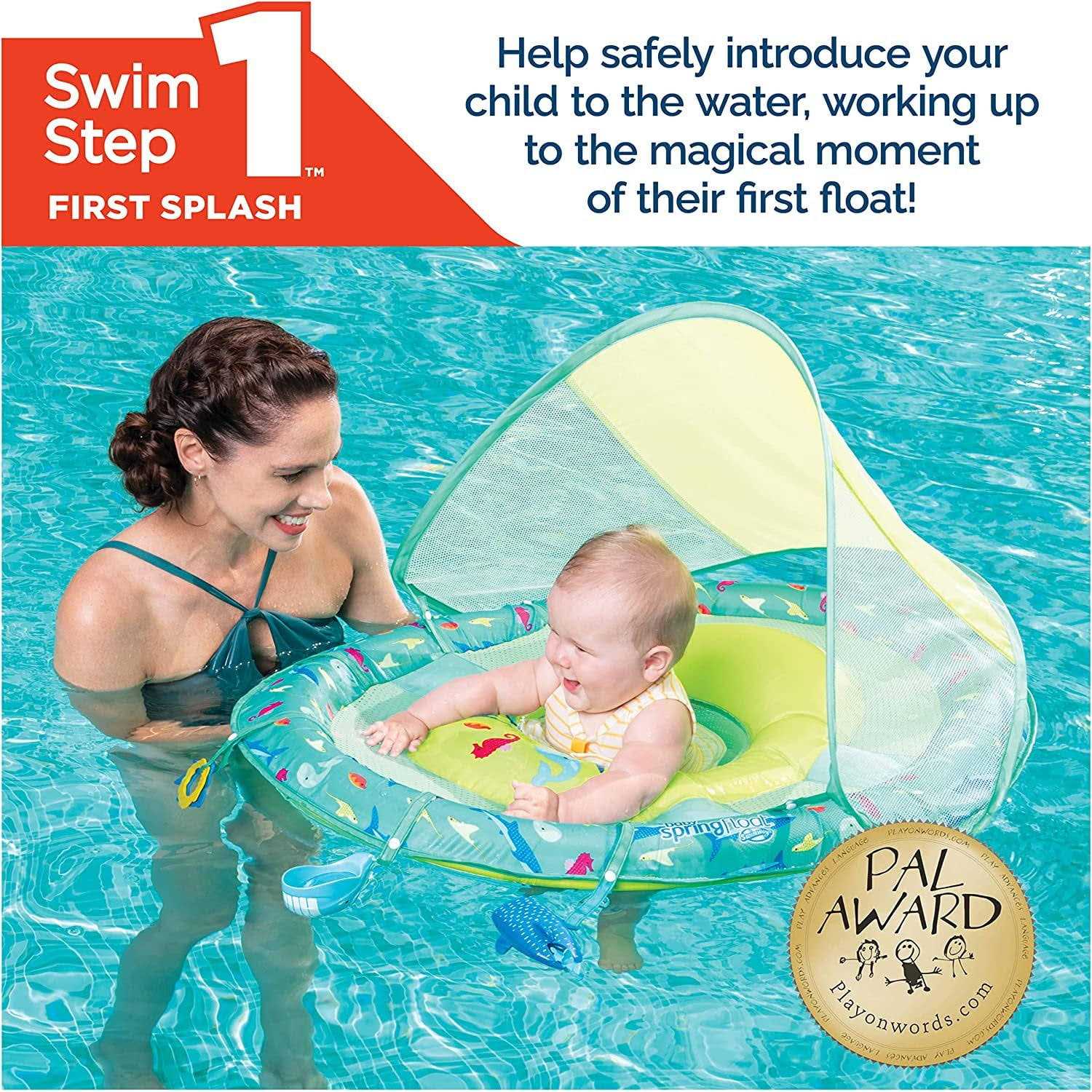 Swimways Sun Canopy Spring Float with Hyper-Flate Valve - Image 5