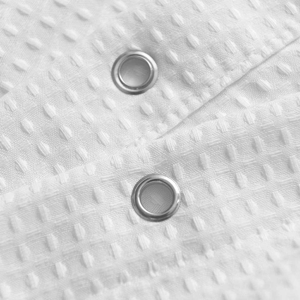 Barossa Design Fabric Shower Curtain Waffle Weave - Image 4