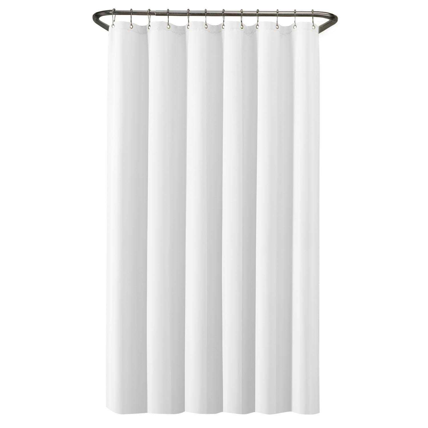 Better Homes & Gardens Ultimate Shield Solid Waterproof Fabric Shower Curtain Liner - Image 3