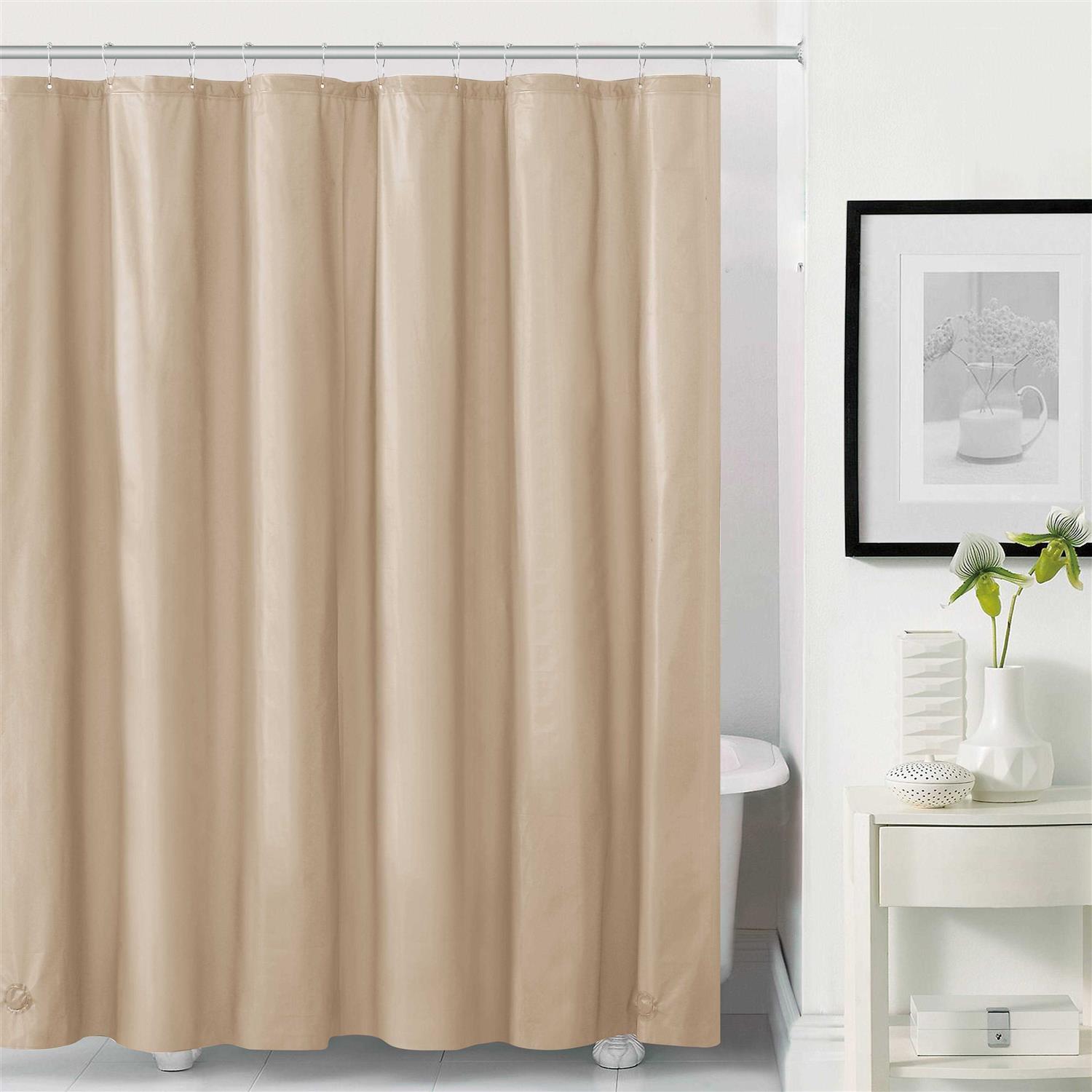 Vcny Home Heavyweight 6 Gauge Solid Peva Shower Liner - Image 5