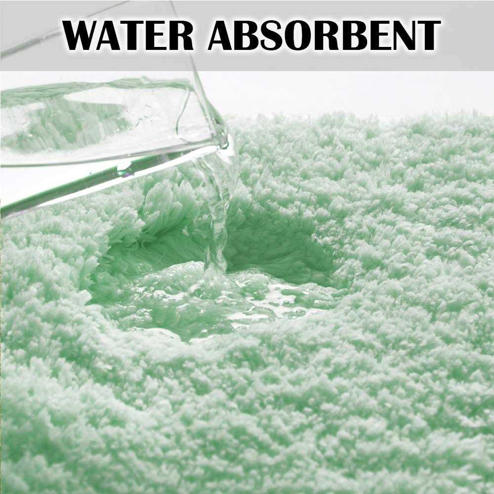 Suchtale Bathroom Rug Non Slip Bath Mat for Bathroom Water Absorbent Soft Microfiber Shaggy Bathroom Mat Machine Washable - Image 5