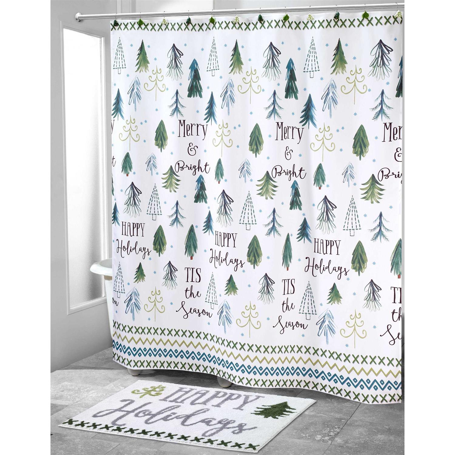 Avanti Christmas Trees Shower Curtain - Image 3