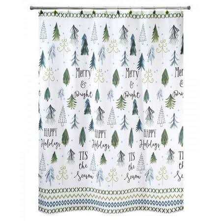 Avanti Christmas Trees Shower Curtain - Image 4