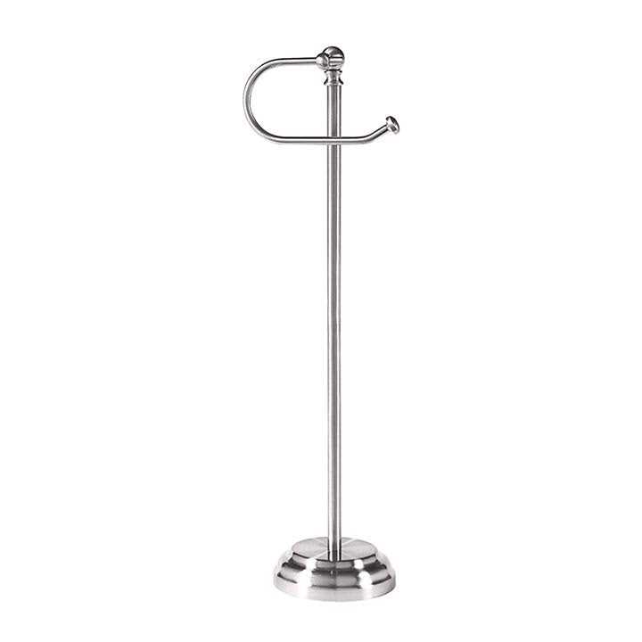 SunnyPoint Classic Bathroom Free Standing Toilet Tissue Paper Roll Holder Stand - Image 3
