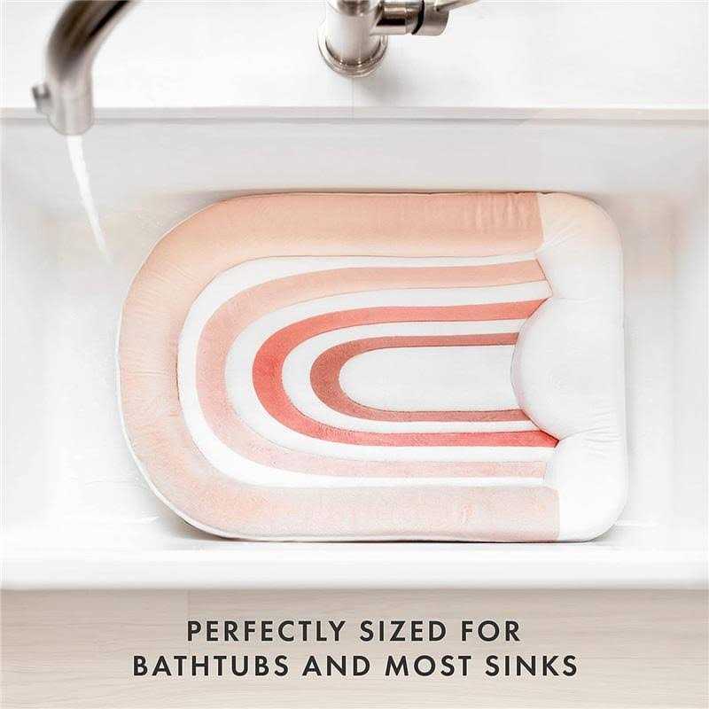 Blooming Bath Rainbow Baby Bath Mat Sink Bathtub Cushion for Infants - Image 4