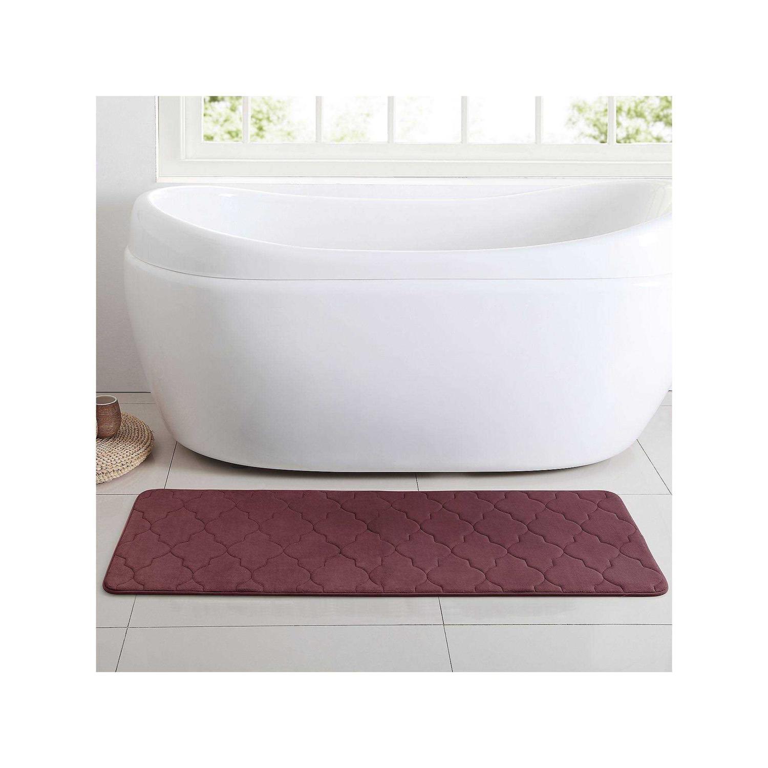 VCNY Home Amadora Quatrefoil Memory Foam Bath Runner - Image 4