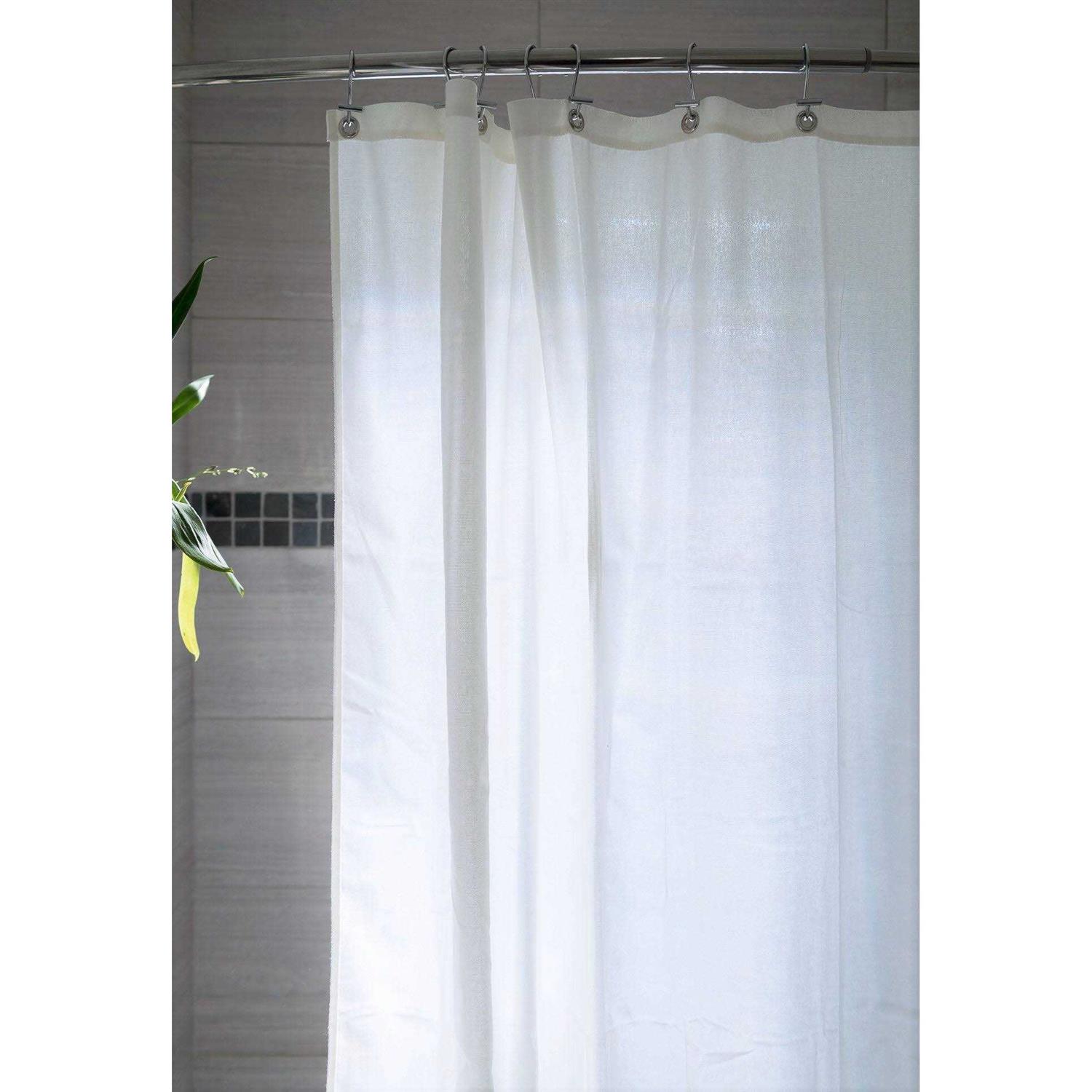 Bean Products Cotton Stall Shower Curtain | All Natural Materials - Image 4