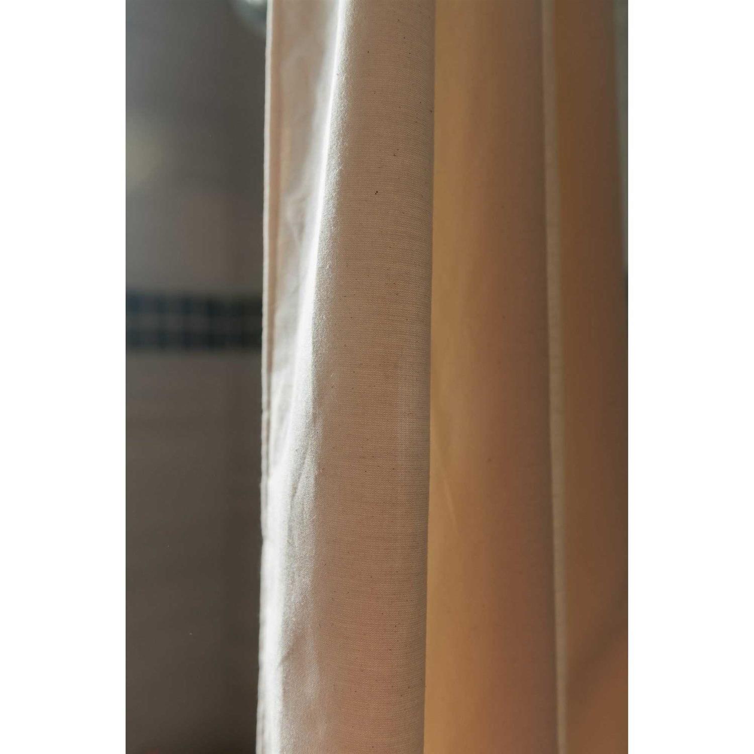 Bean Products Cotton Stall Shower Curtain | All Natural Materials - Image 5