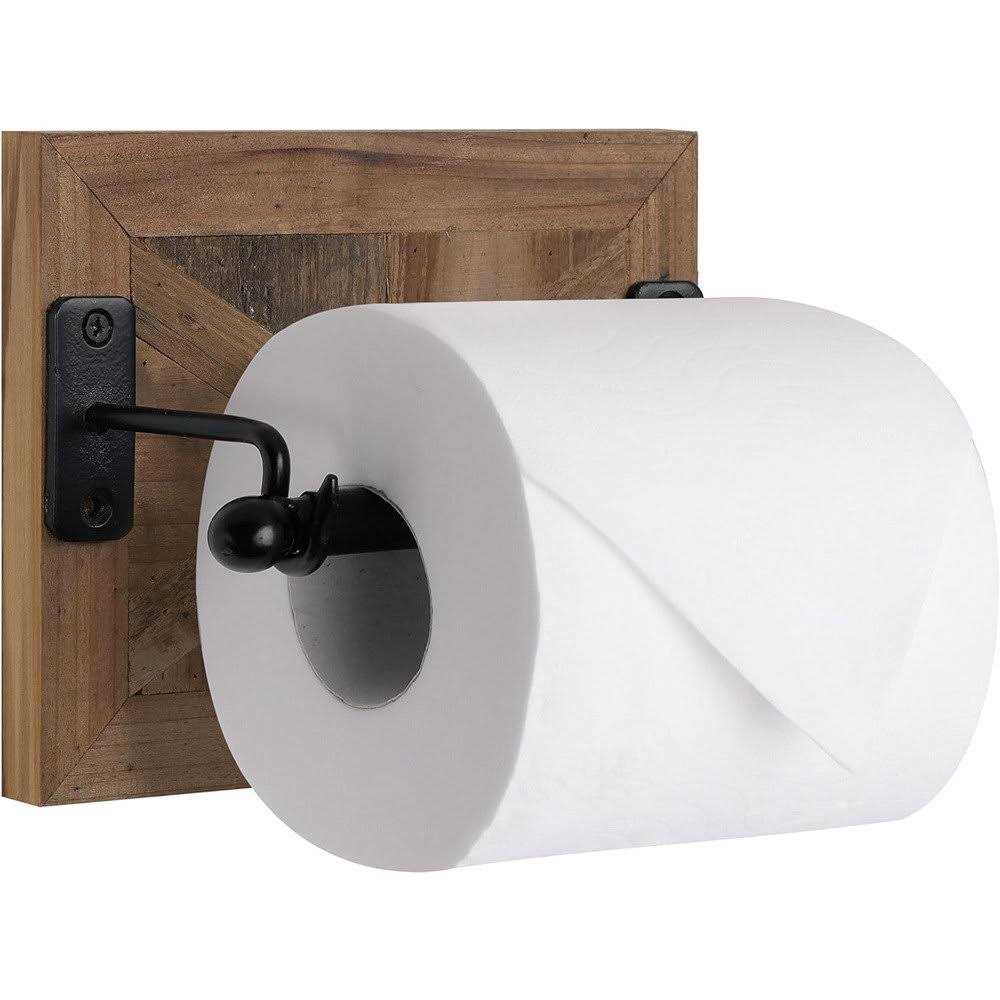 Autumn Alley Galvanized Barn Door Toilet Paper Holder TPH001A - Image 3