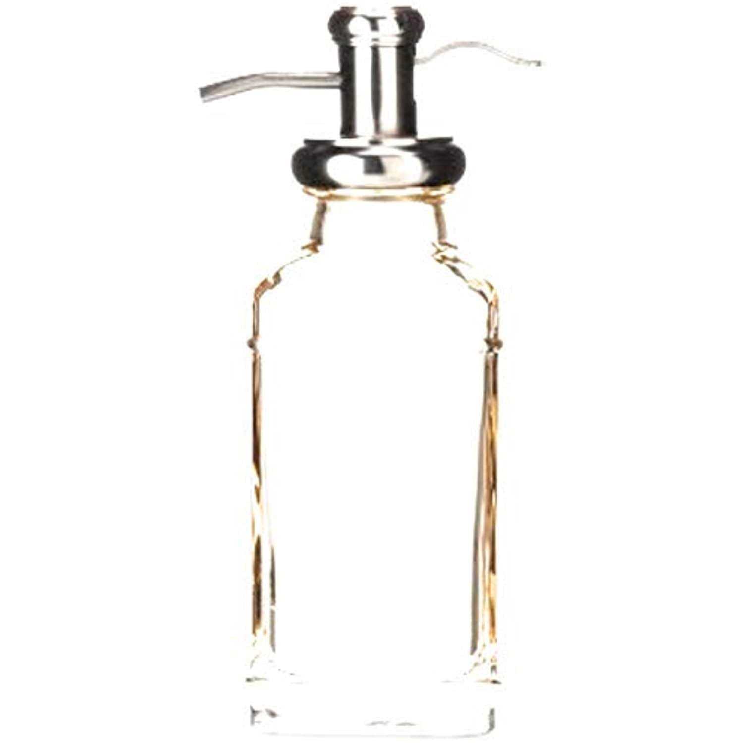 Threshold Antique Glass Tall Soap Pump Brown - Image 3