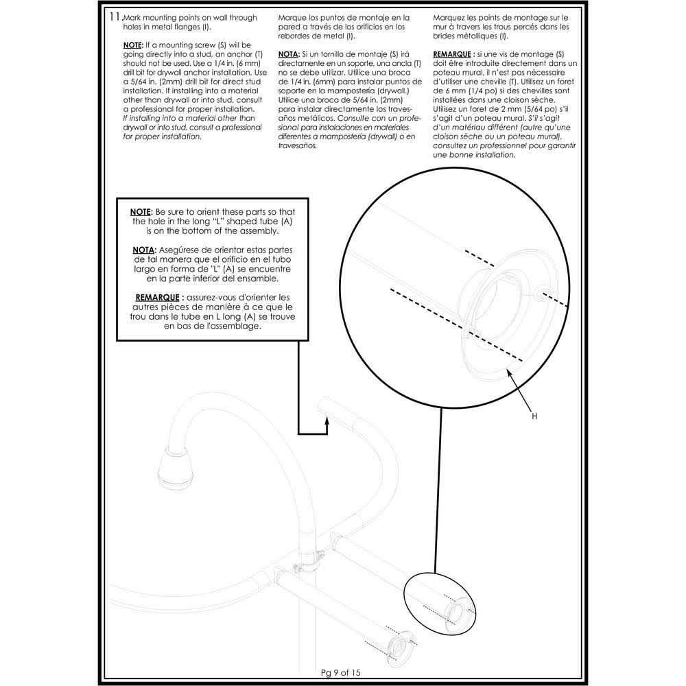 Utopia Alley Hoop Shower Rod for Clawfoot Tub - Image 5