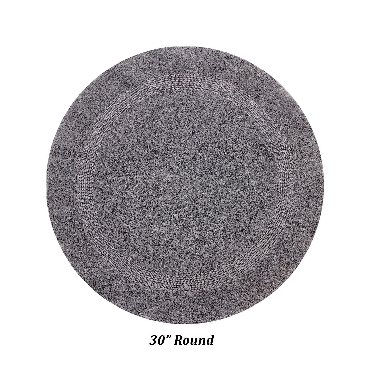 Better Trends Lux 100% Cotton 30 inch Round Bath Mat Rug - Image 5