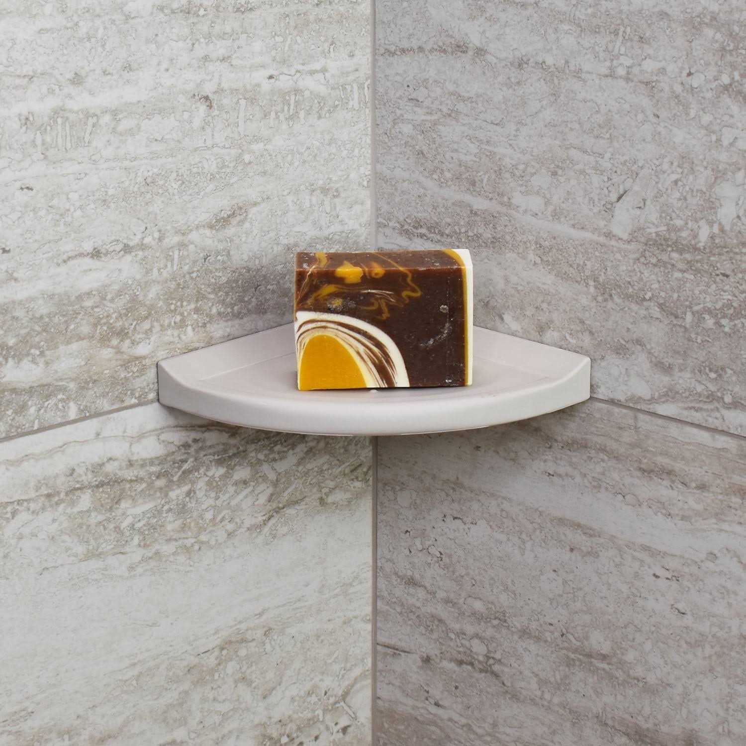 Questech Decor Shower Shelf 5 inch Metro Flatback Soap Dish - Image 4