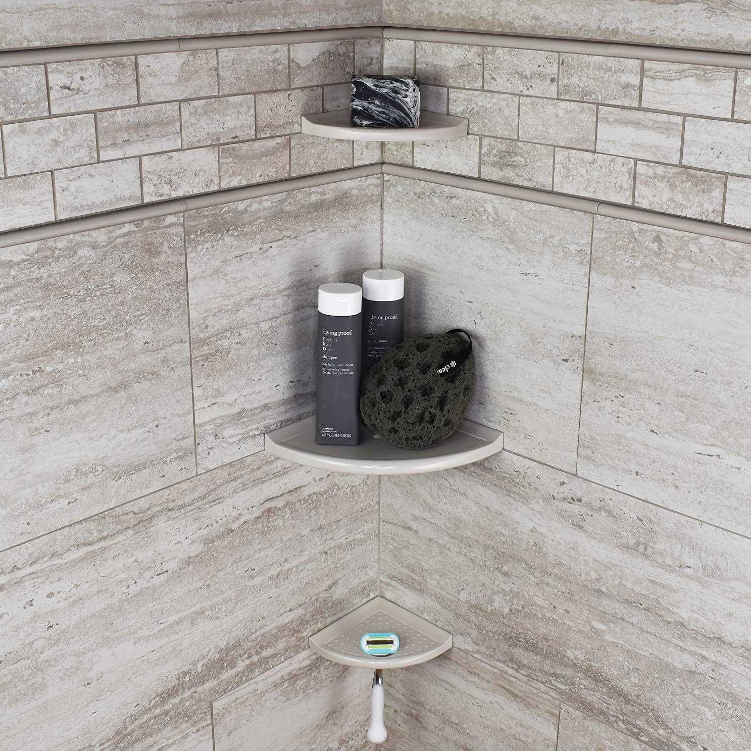 Questech Decor Shower Shelf 5 inch Metro Flatback Soap Dish - Image 3