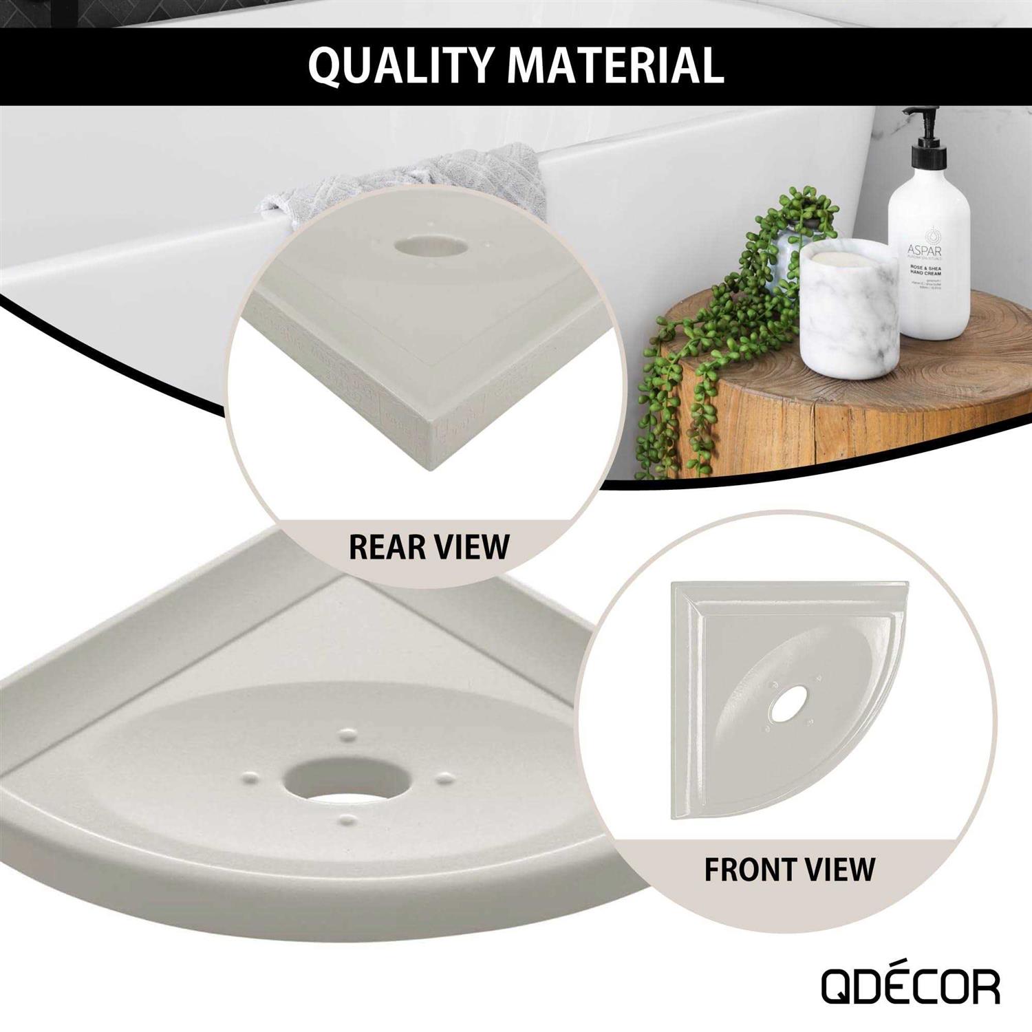 Questech Decor Shower Shelf 5 inch Metro Flatback Soap Dish - Image 4
