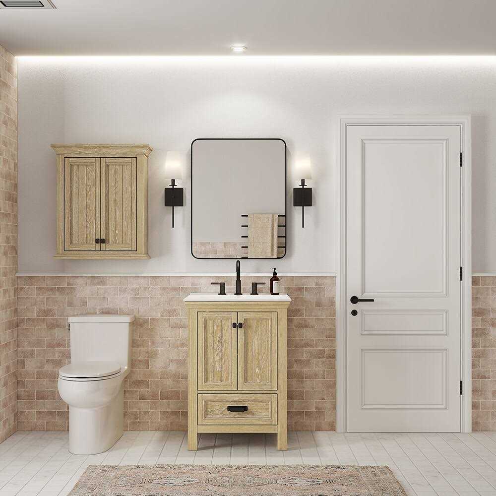 CRAFT + MAIN Baw2428 Brantley 28 inch Wood Wall Mounted Bathroom Cabinet - Image 5