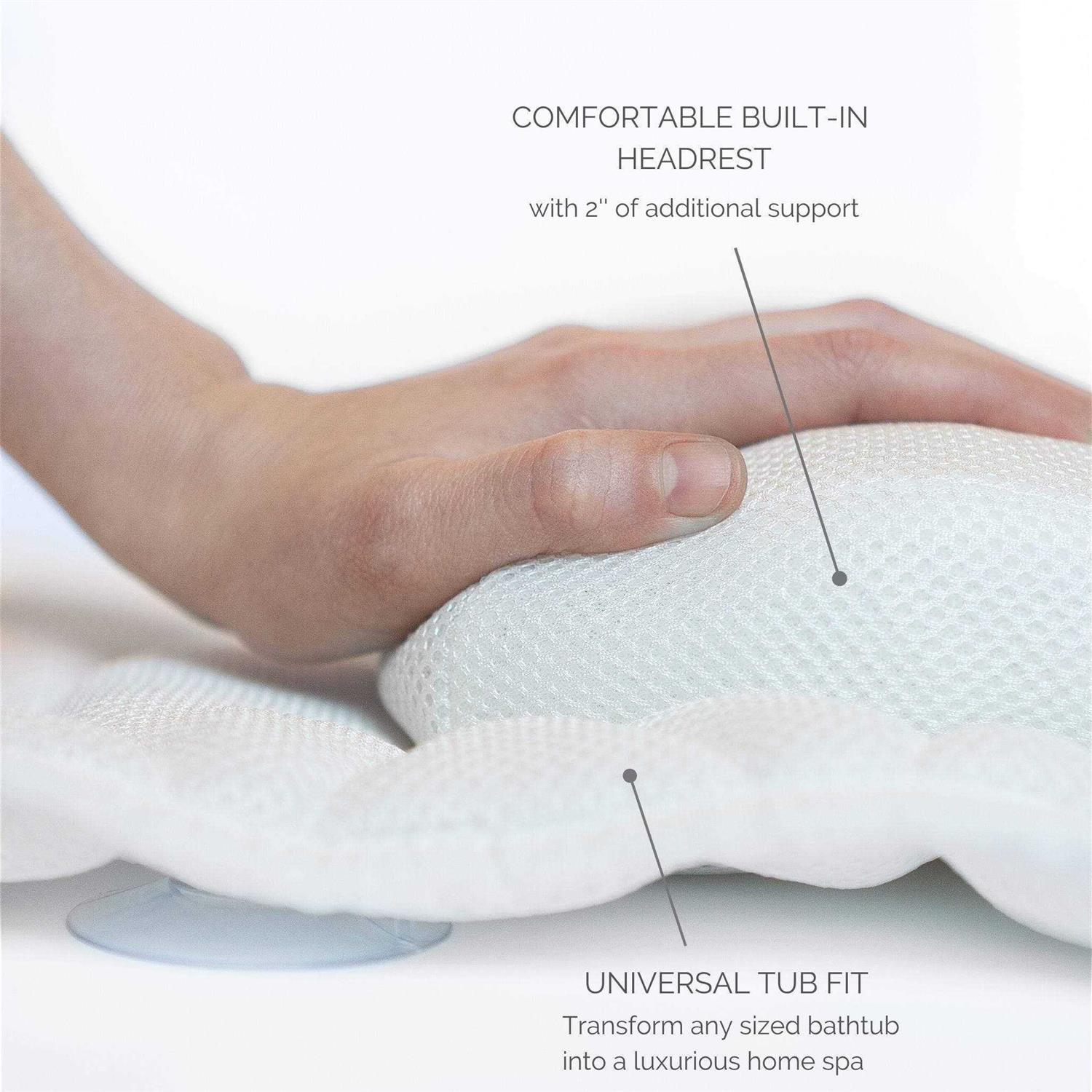 Bath Pillows for Tub Neck and Back Support Full Body Bath Pillow for Bathtub Premium Comfort for Ultimate Home Spa - Image 4