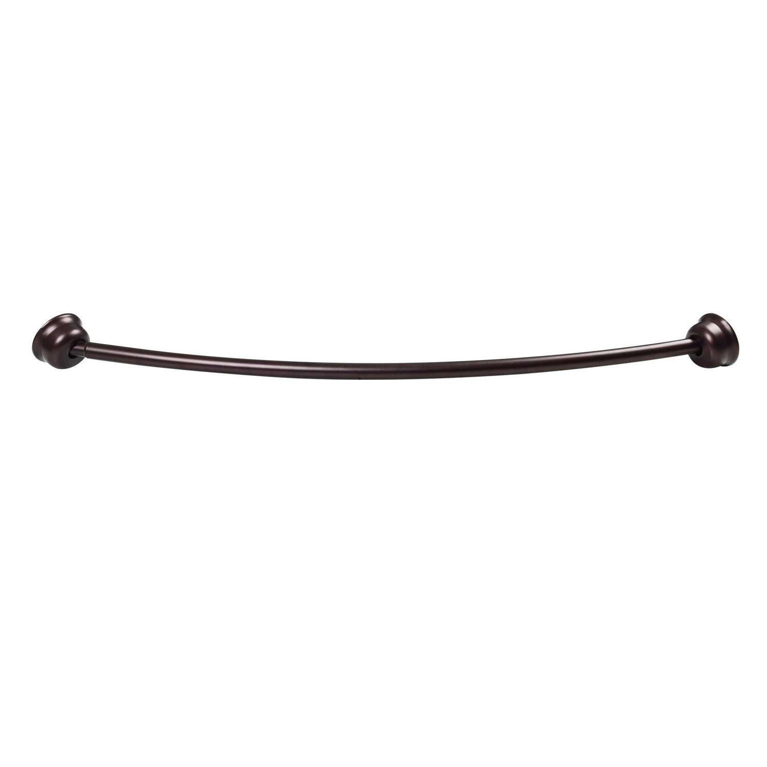 Utopia Alley Rustproof Curved Shower Rod Aluminum CR2RB - Image 4